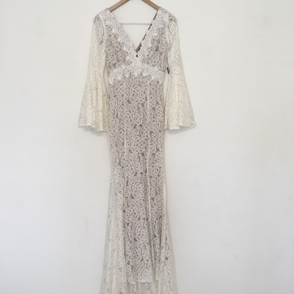poshmark boho wedding dress